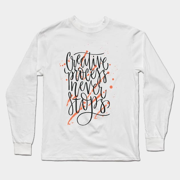 Creative Process Long Sleeve T-Shirt by Favete